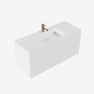Pulcher Mood 120 Soho - Badmøbel 120x46 cm, Mathvid m/ SolidTec® vask