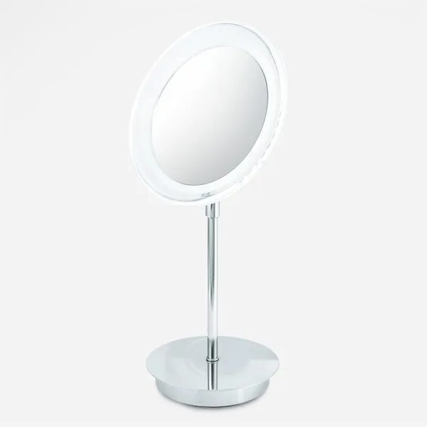 Ezenz - X5 Kosmetik LED lysspejl på fod med Vip krom
