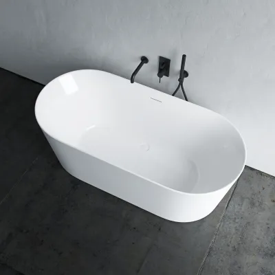 Takai 150 - 150x70 cm Badekar, Slim-Design, Glossy White