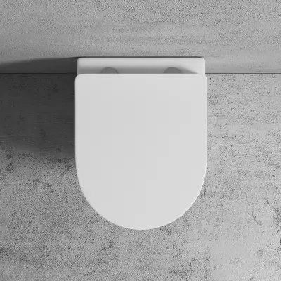 Nomi PN2-18 - Toilet 49 cm, Mathvid, Rimless + EasyClean Coat