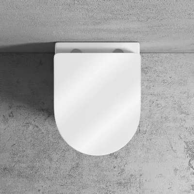 Soho PS2-18 - Toilet 49 cm, Hvid, Rimless + EasyClean Coat