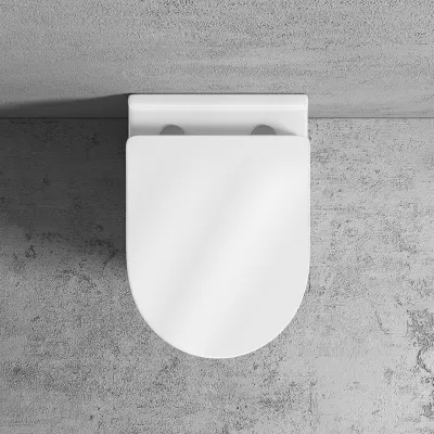Stool AS1-18 - Toilet 52 cm, Hvid, Rimless + EasyClean Coat