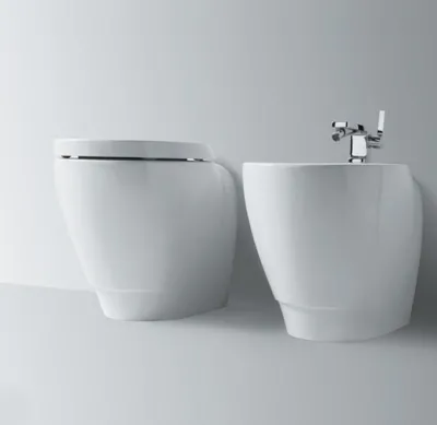 Bohémien BO01 - Gulvstillet toiletkumme - Hvid