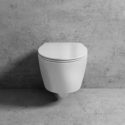 Spazio LFT18 - Væghængt toilet, Hvid