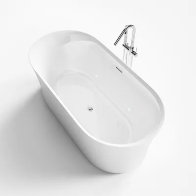 Curio Spa 170 - Wellness Spa Tub 170x80 cm, Blank Hvid