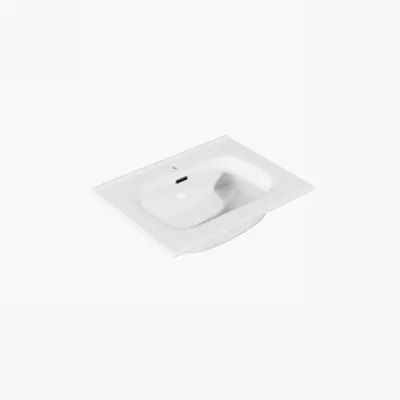 ArkiLife® Cobus ACC60-CB - 61x46,5 Slim-Edge, Hvid porcelænsvask