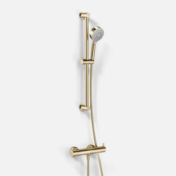 ArkiLife AVAO AABT204 S01 - Termostat inkl. Brusesæt, PVD Poleret Messing