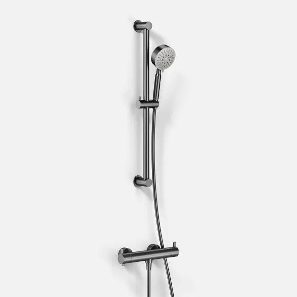 ArkiLife AVAO AABT204 S01 - Termostat inkl. Brusesæt, PVD Børstet Gun Metal