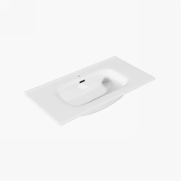 ArkiLife® Cobus ACC90-CB - 91x46,5 Slim-Edge, Hvid porcelænsvask