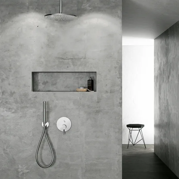 Classwell C16 S04 - Rain DeLuxe Ø30 cm, Loft, Krom Poleret 