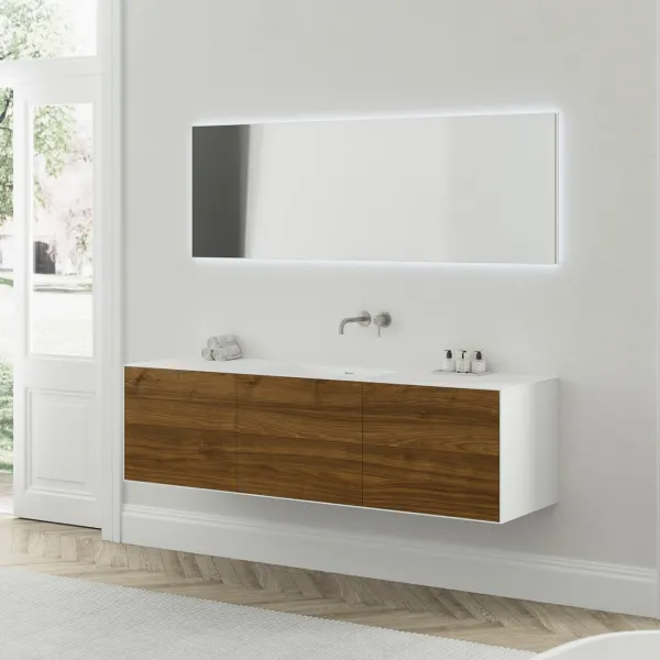 Copenhagen Chic 180 - MKII, Raw American Walnut m/Glacier White Corian®