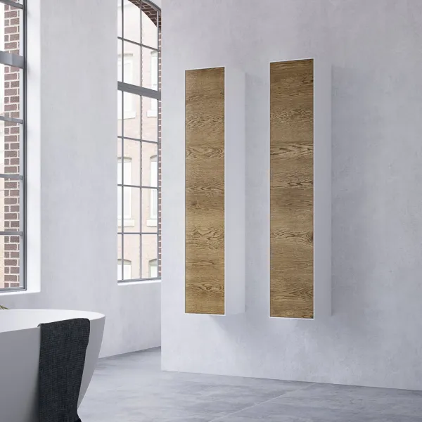 Copenhagen Chic CC3530 - Højskab i Mathvid Corian® & Raw Wild Oak