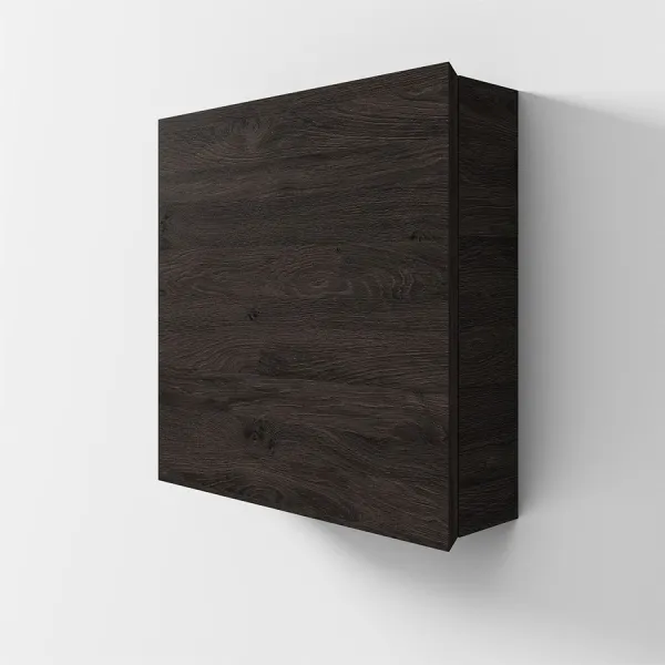 Copenhagen Front - 60x60x15 cm Vægskab, Smoked Black Oak