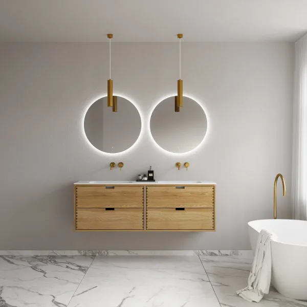 CPH Tapwork Soft 160D - MKII, Snedkermøbel i Natur Eg inkl. Mathvid SolidTec vask