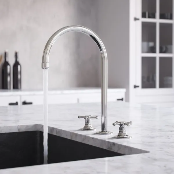 Hassel&Teudt HHV605 S05 - Køkkenblander med svingtud, Krom