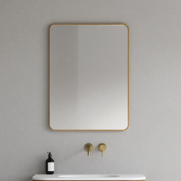 Noorwork NM5070 - 50x70 cm, Snedker Trærammespejl i olieret Egetræ