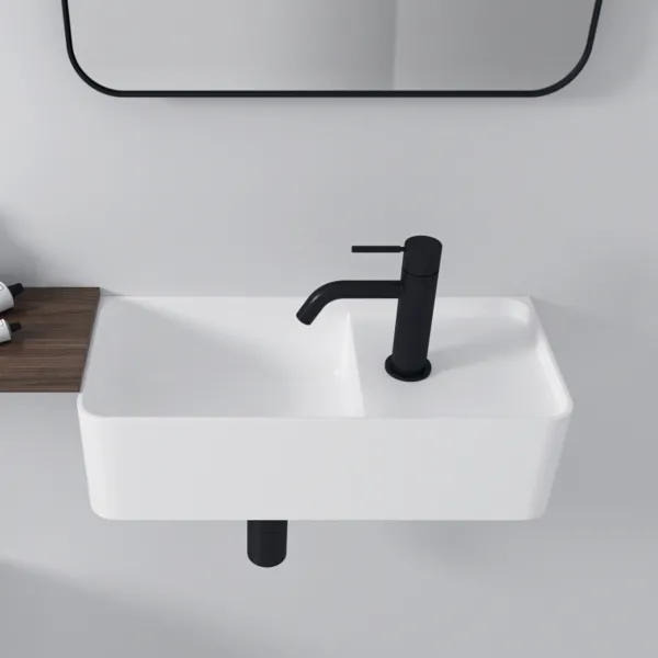 Coco 4L - Håndvask 50x22,5 cm, Mathvid SolidTec®