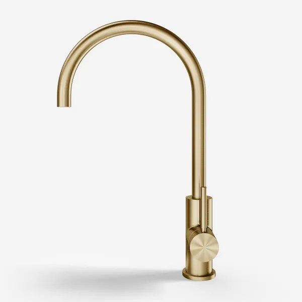 Semplice SKV101 - Køkken bl.batt., Ø22-Tud, PVD Børstet Messing