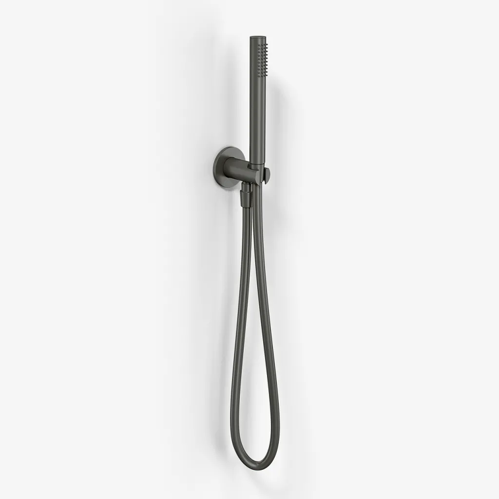 Semplice/Fly Classic SSH220 - Håndbrusersæt, PVD Matt Gun Metal