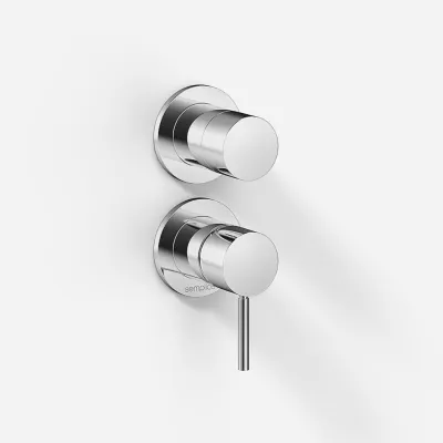 Semplice SBR901 - 1-grebs brusebatteri, Krom