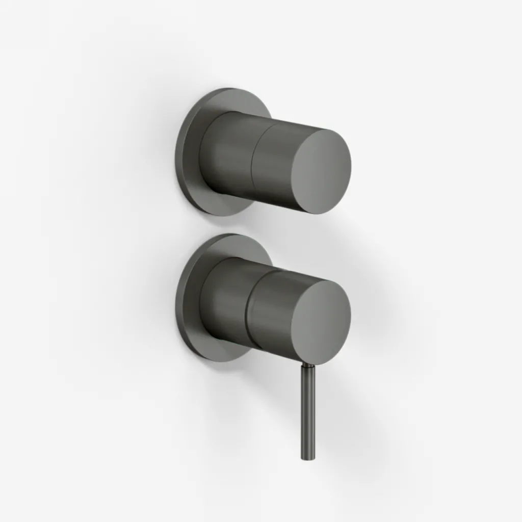 Semplice SBR901 - 1-grebs Brusebatteri, PVD Matt Gun Metal
