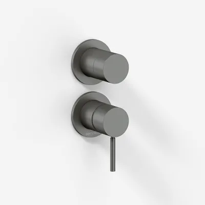 Semplice SBR901 - 1-grebs Brusebatteri, PVD Matt Gun Metal
