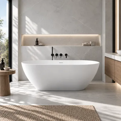 Coco 170 - 170x75 cm Badekar, Slim-Design, Mathvid