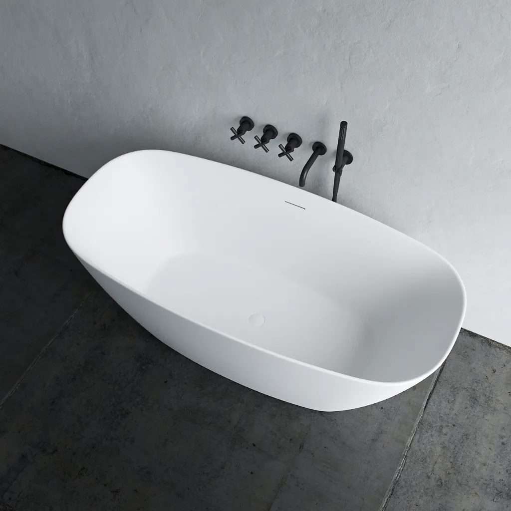 Chic 150 - 150x72 cm Badekar, Slim-Design, Mathvid