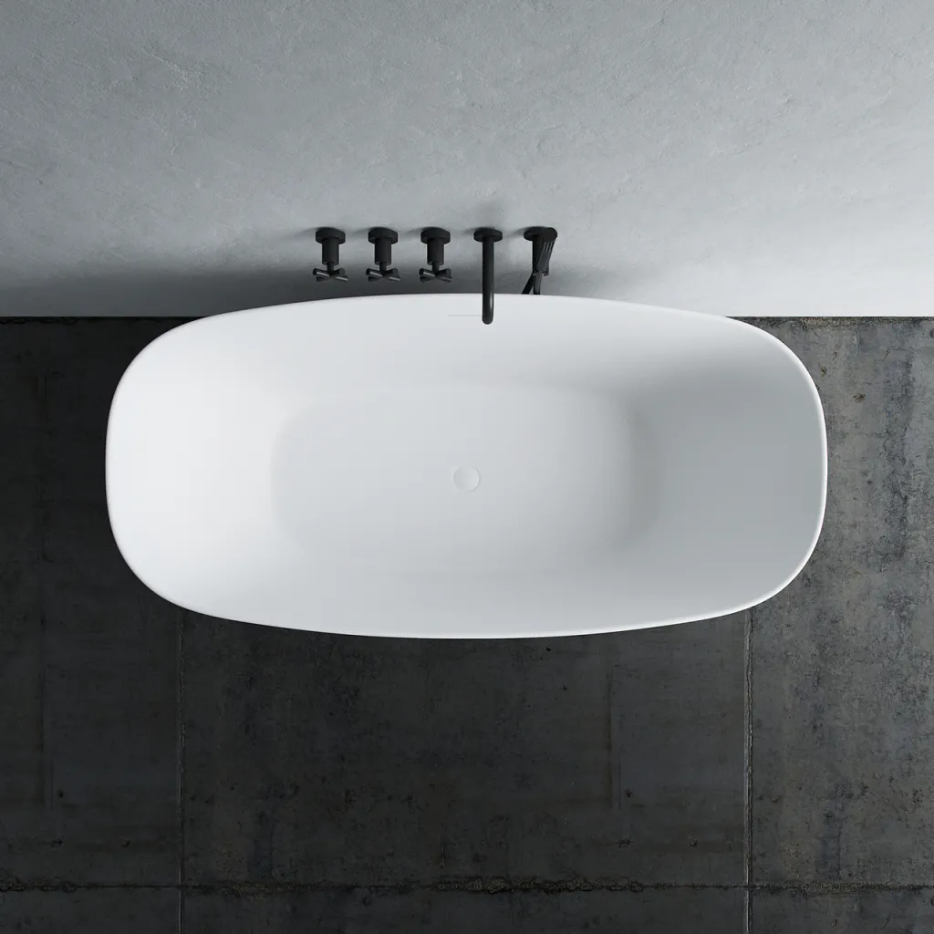 Chic 150 - 150x72 cm Badekar, Slim-Design, Mathvid
