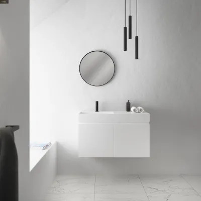 Compact Inside 090L - Vaskemøbel 90x35, Mathvid SolidTec®
