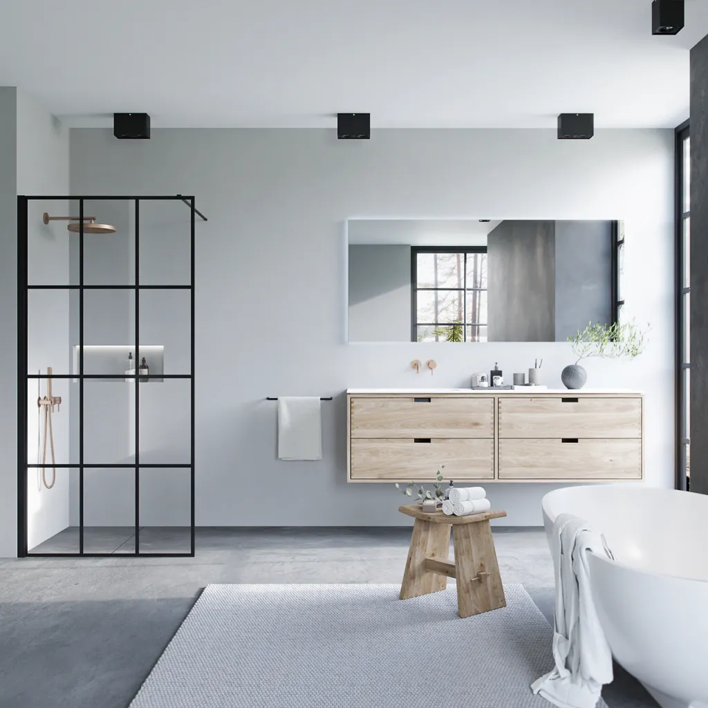 CPH Tapwork Soho 180L -  Snedkermøbel i Natur Eg inkl. Mathvid SolidTec vask