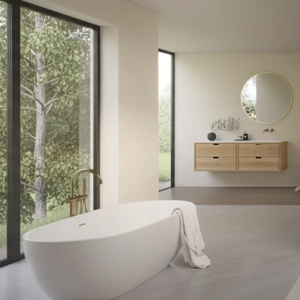 CPH Tapwork Soho 180R - MKII, Fingertappet Snedkermøbel i Natur Eg inkl. Mathvid SolidTec® Vask