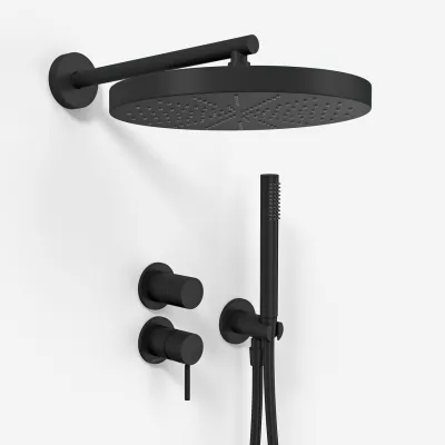 Semplice SBR901 S02 - Brusesæt Ø28 cm, Væg, Matsort