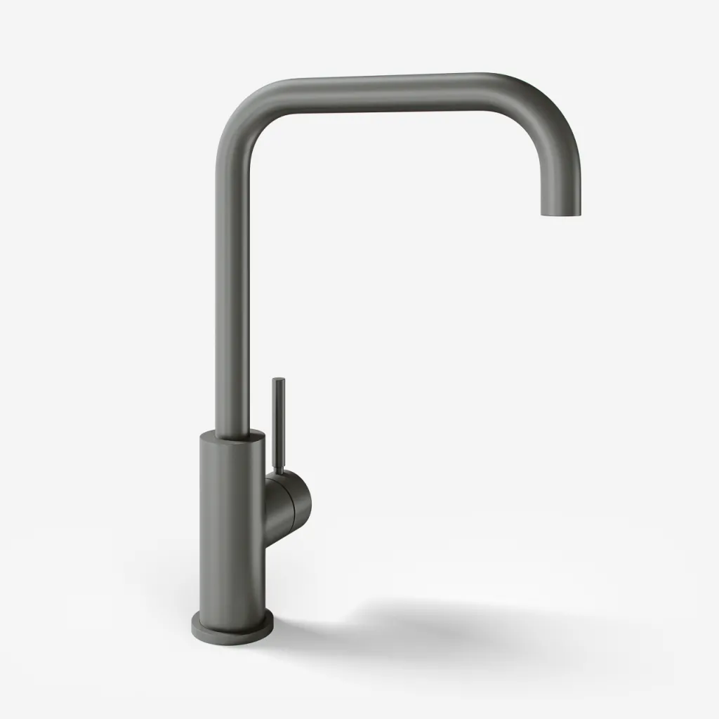 Semplice SKV102 - Køkken bl.batt., U-Tud, PVD Matt Gun Metal