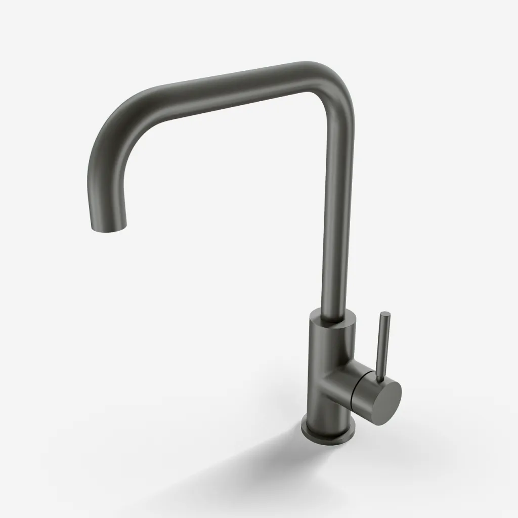 Semplice SKV102 - Køkken bl.batt., U-Tud, PVD Matt Gun Metal