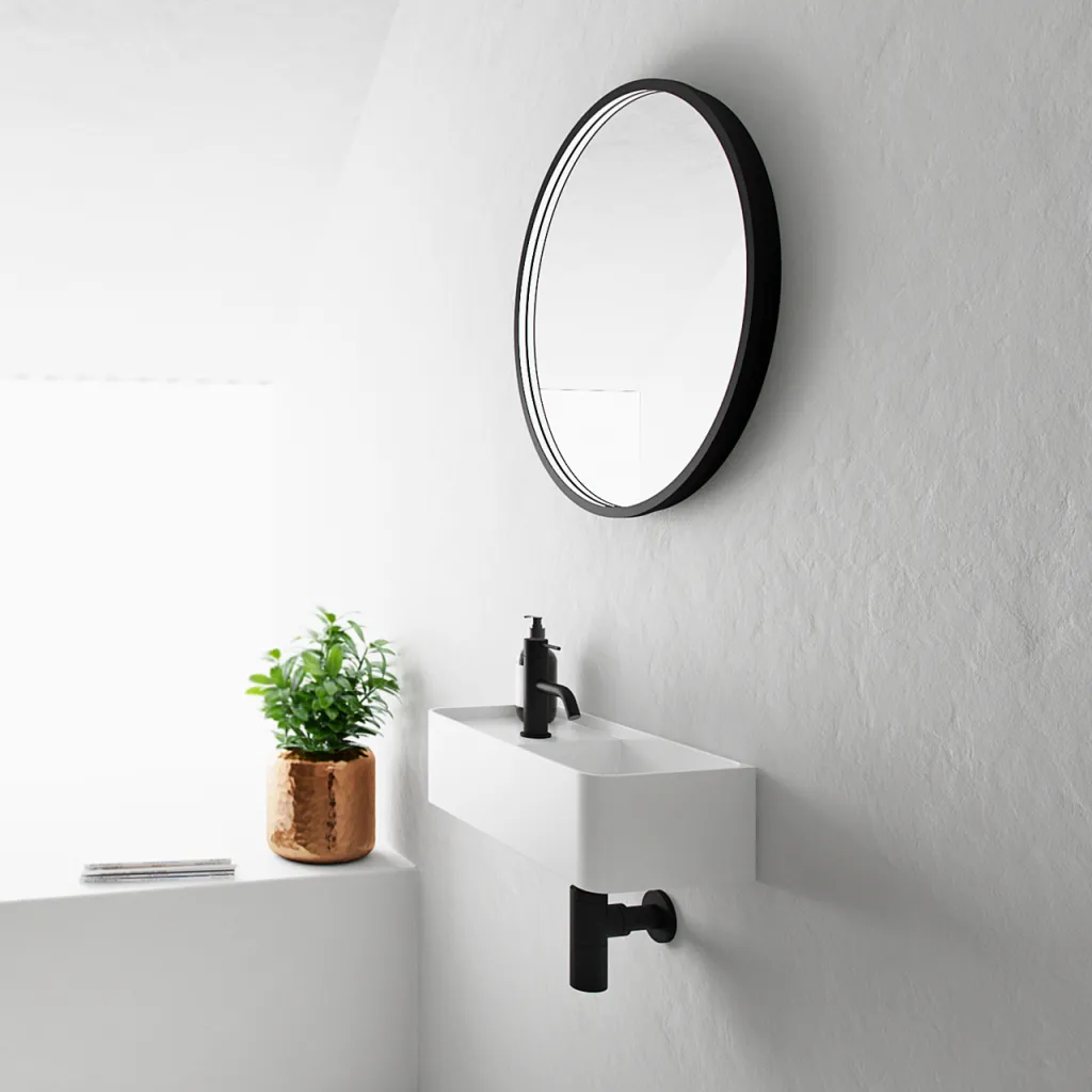Coco 4R - Håndvask 50x22,5 cm, Mathvid SolidTec®