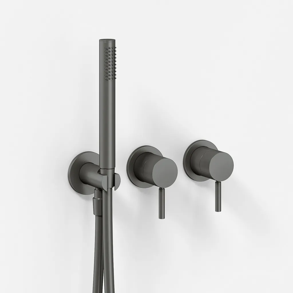 Semplice SBR801 - Brusesæt, PVD Matt Gun Metal