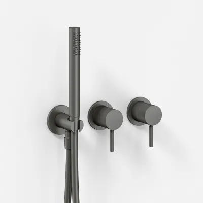 Semplice SBR801 - Brusesæt, PVD Matt Gun Metal