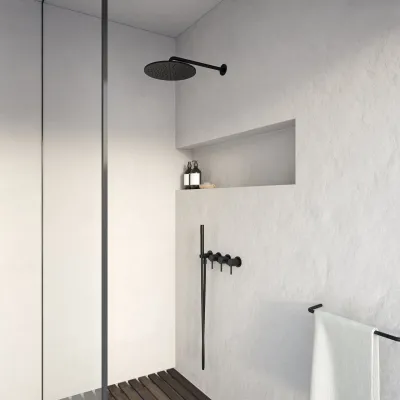 Semplice STB801 S07 - Rain DeLux SmartTerm Ø30 cm EasyClean, Væg, Matsort