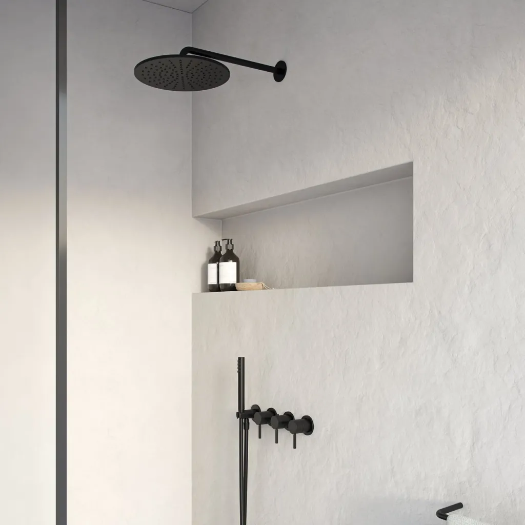 Semplice STB801 S07 - Rain DeLux SmartTerm Ø30 cm EasyClean, Væg, Matsort