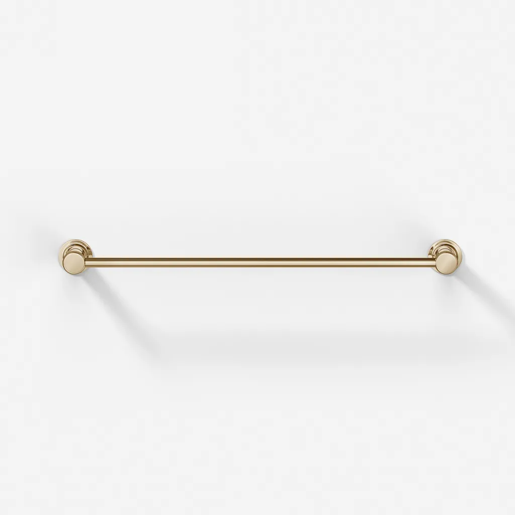 Hassel&Teudt H19-45 - Håndklædestang 45 cm, Poleret Messing Natur