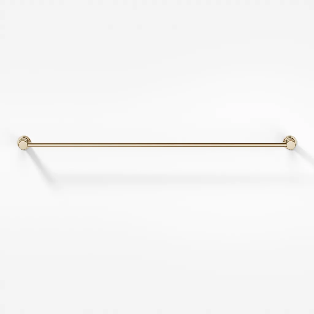 Hassel&Teudt H19-80 - Håndklædestang 80 cm, Poleret Messing Natur