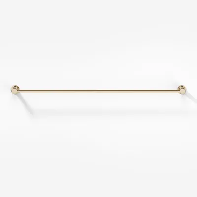 Hassel&Teudt H19-80 - Håndklædestang 80 cm, Poleret Messing Natur