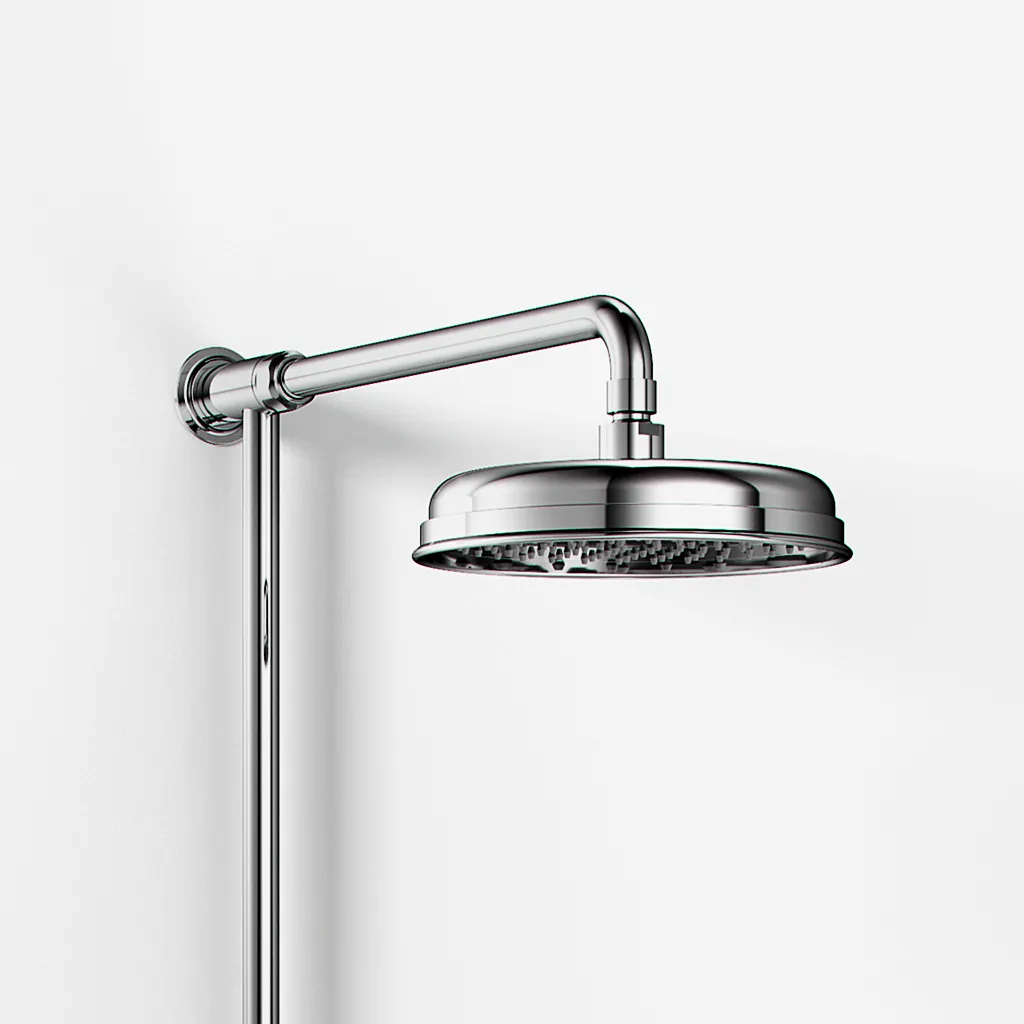 Hassel&Teudt HBT900 - SmartTerm stang-brusesæt m/Ø21 cm. Rain DeLuxe m/EasyClean, Krom