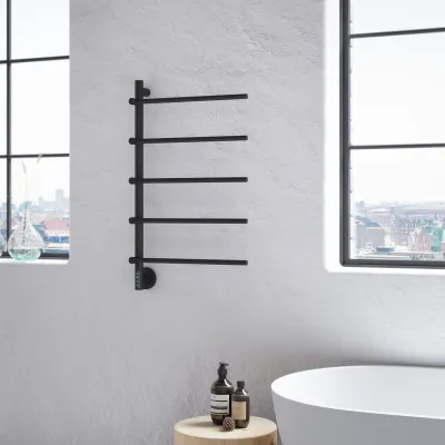 Pulcher® Semplice PS05 Elektrisk Håndklædetørrer - 48 x 80 cm, Matsort