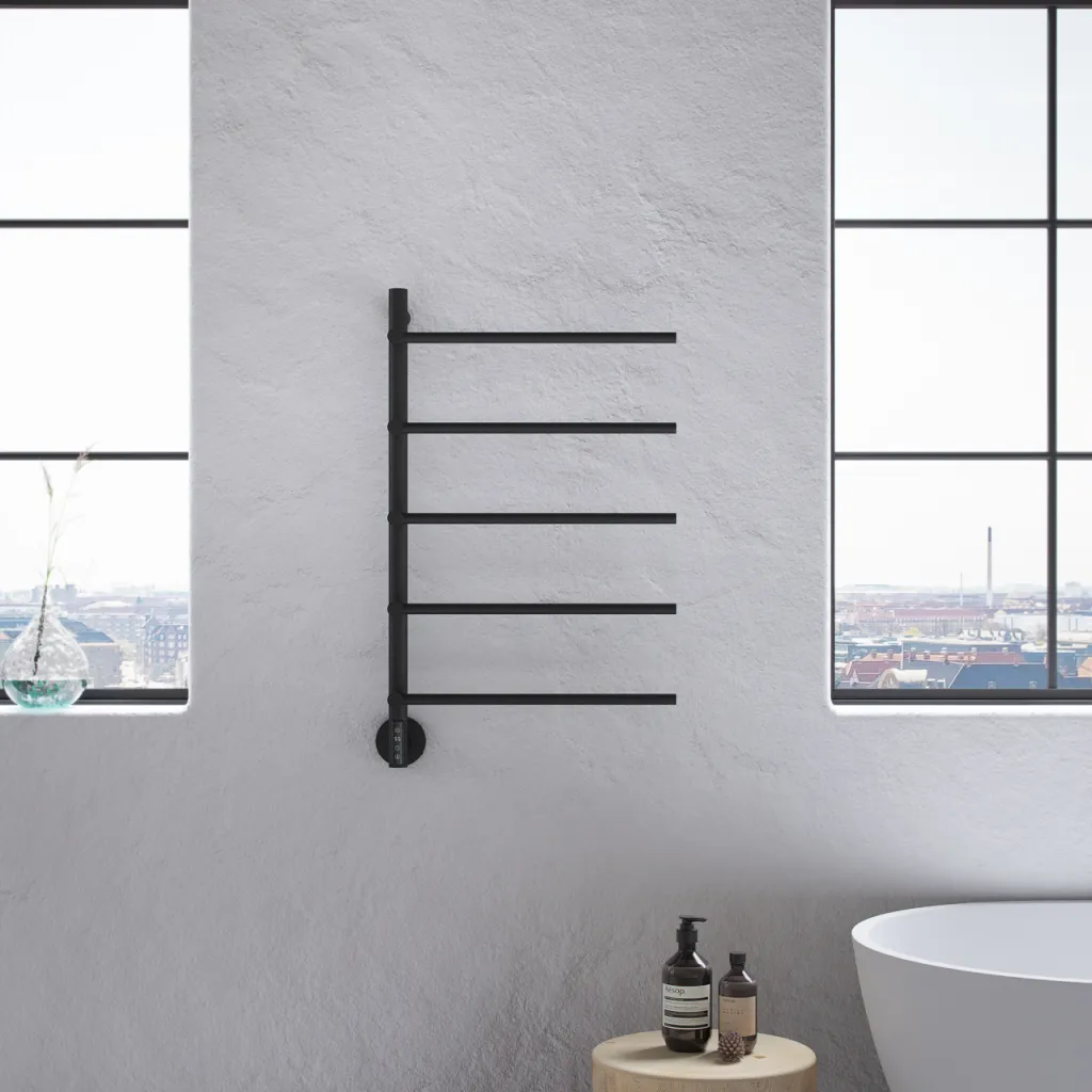 Pulcher® Semplice PS05 Elektrisk Håndklædetørrer - 48 x 80 cm, Matsort