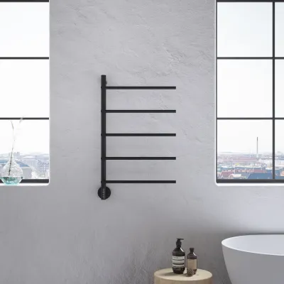 Pulcher® Semplice PS05 Elektrisk Håndklædetørrer - 48 x 80 cm, Matsort