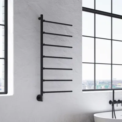 Pulcher® Semplice PS07 Elektrisk Håndklædetørrer - 48 x 110 cm, Matsort