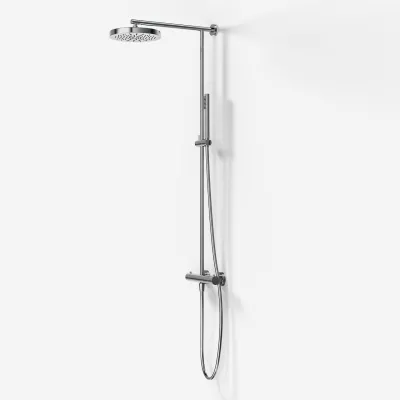 Semplice SRL10 -  Termostatsæt, XL Rain DeLuxe Ø24 m/EasyClean, Krom