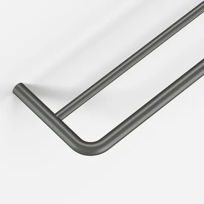 Semplice PS20-60 - Dobbelt Håndklædestang, PVD Matt Gun Metal